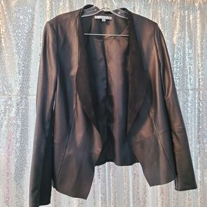 Antonio Melani Leather Jacket Size Small
